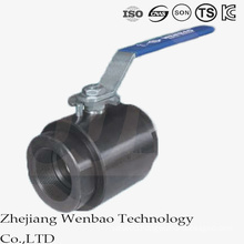 2PC Carbon Steel High Pressure Female Thread Forging Ball Valve